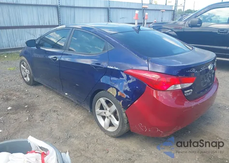 2011 Hyundai Elantra Limited из США, поврежденный, VIN 5NPDH4AEXBH074981